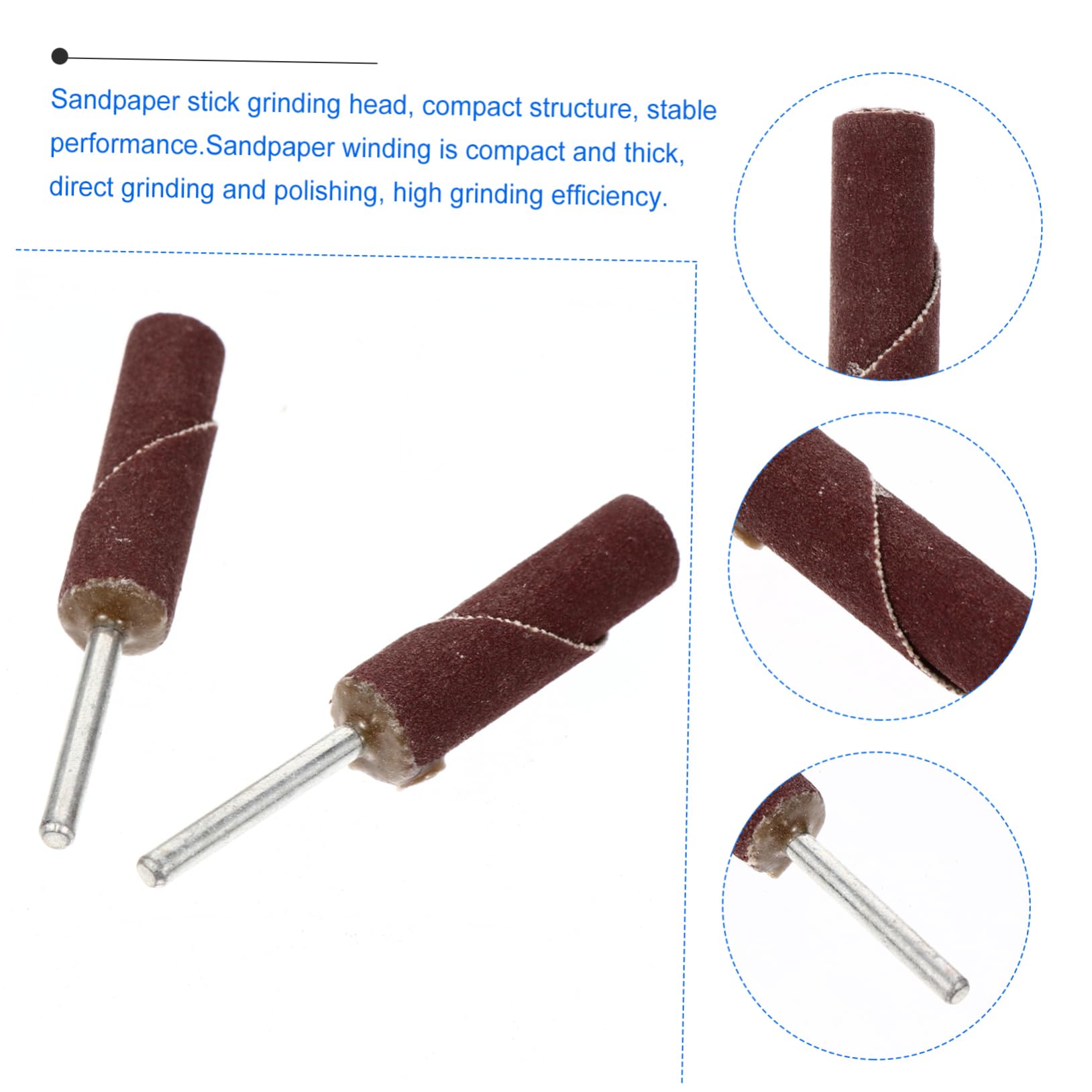 NAMOARLY Sandpaper Discs Kit 10pcs Flap Wheel Sandpaper for Grinder and Sanding Pads