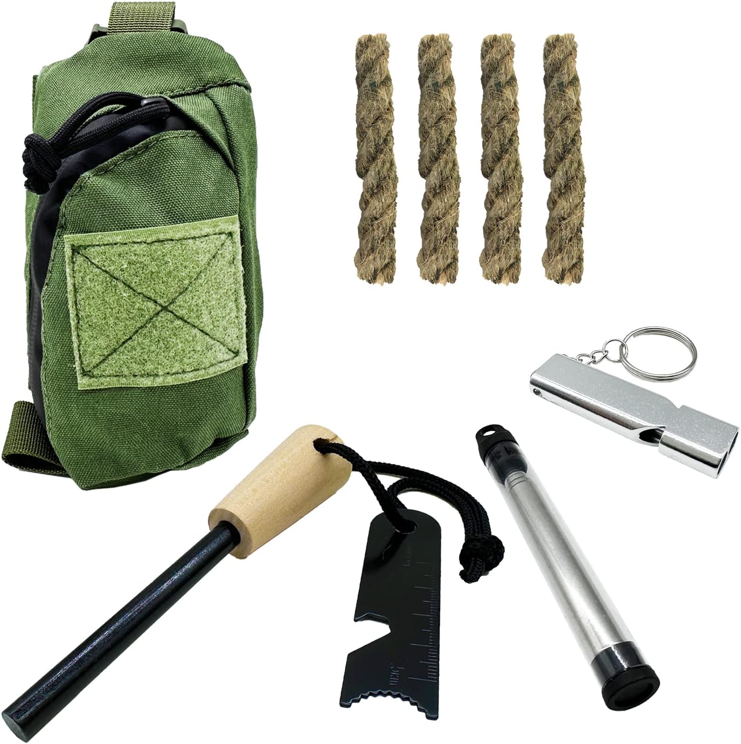 Fire Starter Survival Tool, Magnesium Ferro Rods Fire Starter Kit