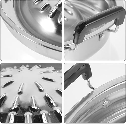 Miniatura 8 de GANAZONO Bandeja de parrilla para camping parrilla multifunción bandeja de parrilla bandeja para picnic barbacoa sartén coreana parrilla profesional