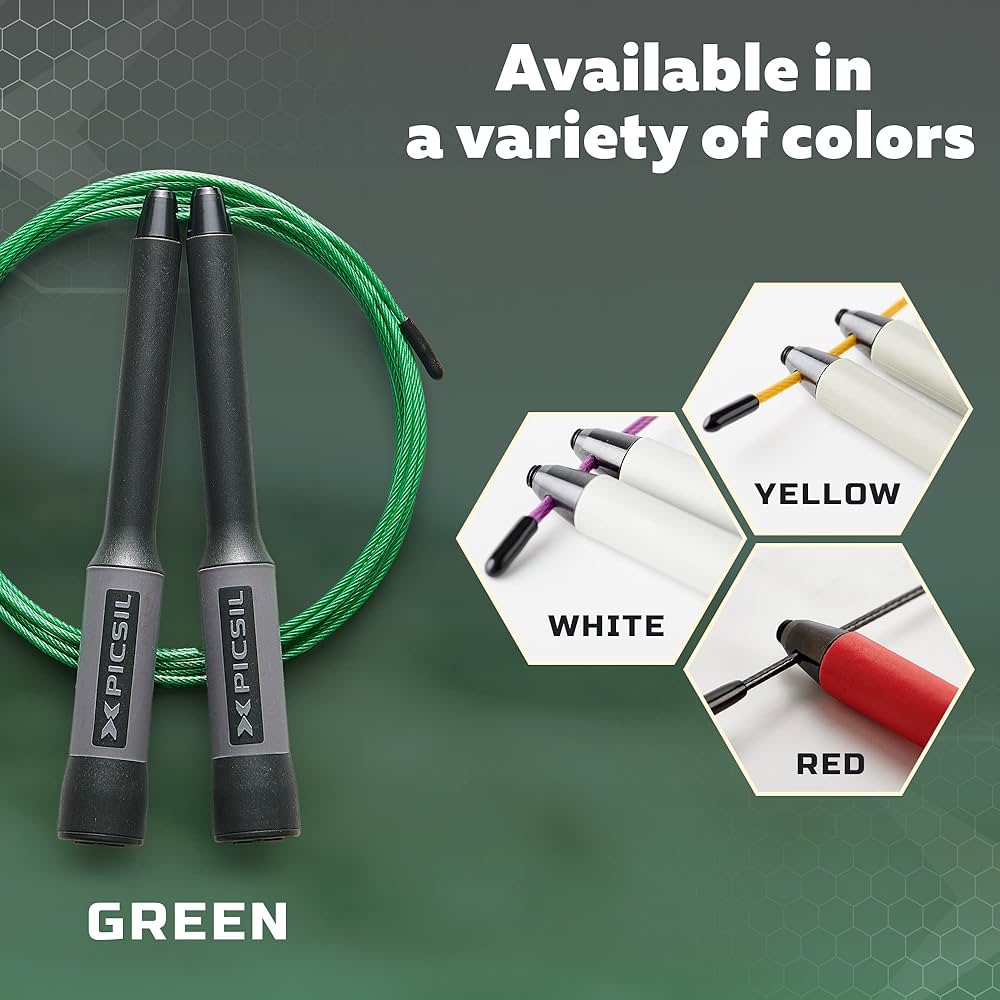 PICSIL Sphinx Rope, 360 Spin Jump Rope With Dual Bearing System