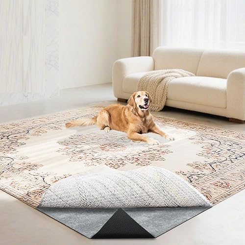 Non Slip Felt Rubber Rug Pad, Thick Felt Rug Pads