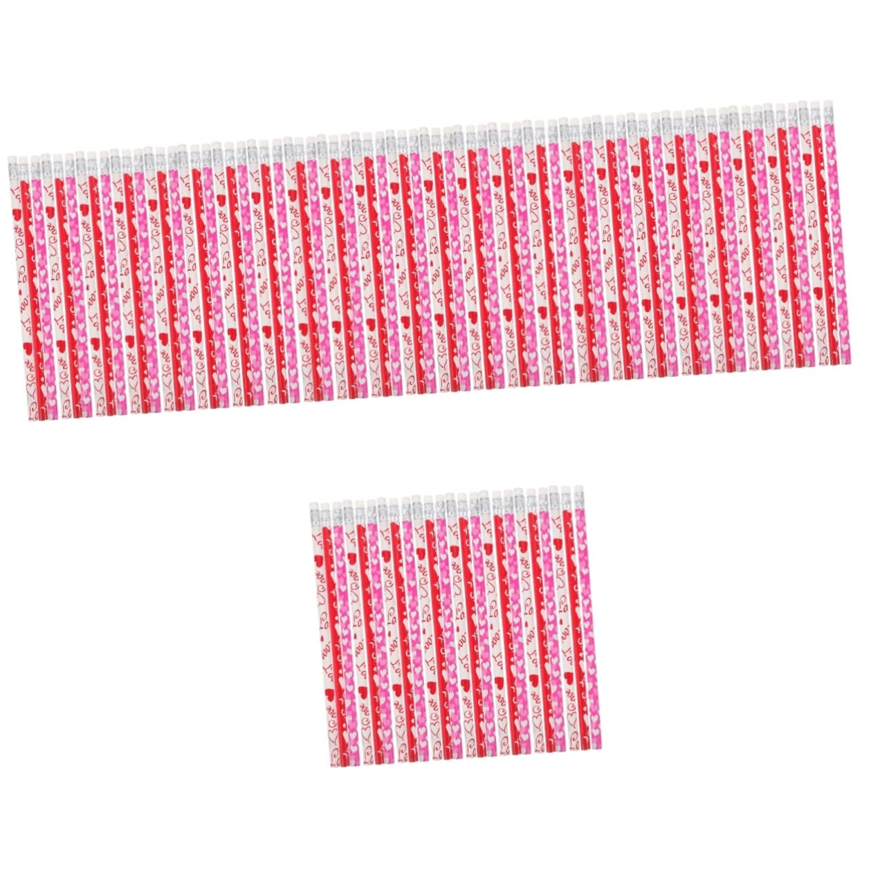 200pièces Crayons Graphite Avec Motif Coeur Crayons Hb Pour Écriture Dessin Et Pour Saint-valentin