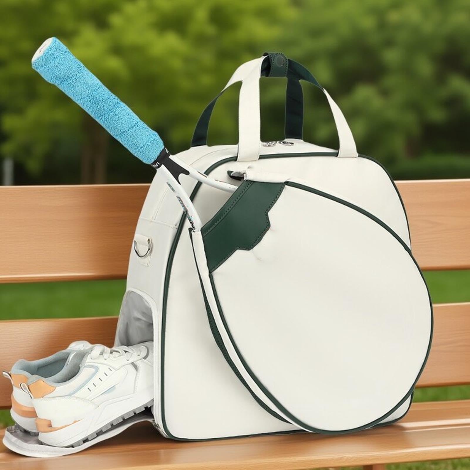 Goshyda Tennisschlägerbeutel, Wasserdichtes Tennis -Schläger -Umhängetasche mit Separatem Schuhfach, Isolierter Cup -Halter für Sportplatz
