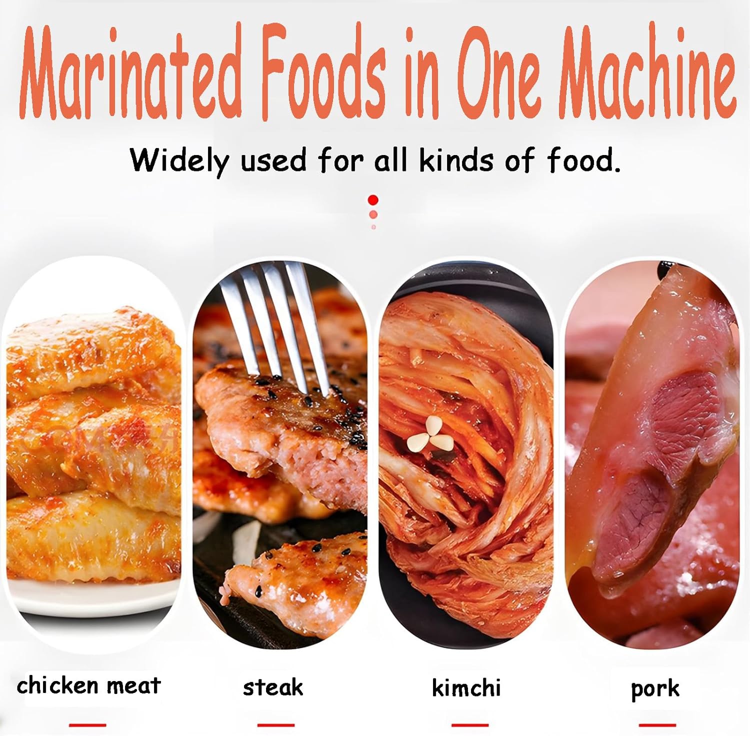 38L Commercial Meat Tumbler Marinator Machine Stainless Steel Electric Food Marinator Hexagonal Rotatable Marinating Machine for Chicken Steak Vegetables with Microcomputer Control
