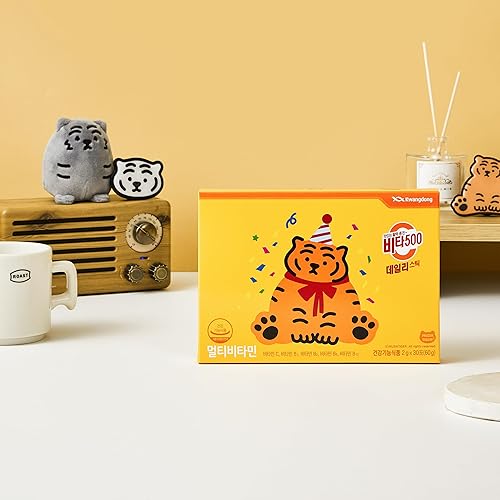 Miniatura 2 de KWANGDONG Vita500 Daily Stick - Suplemento multivitamínico en polvo, vitamina C 500 mg, complejo de vitamina B (vitamina B12, B6, B1, B2), fuerte