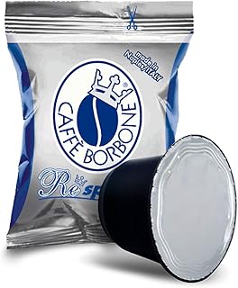 Caffè Borbone Respresso Miscela Blu - Confezione da 50 Capsule - Compatibili Nespresso