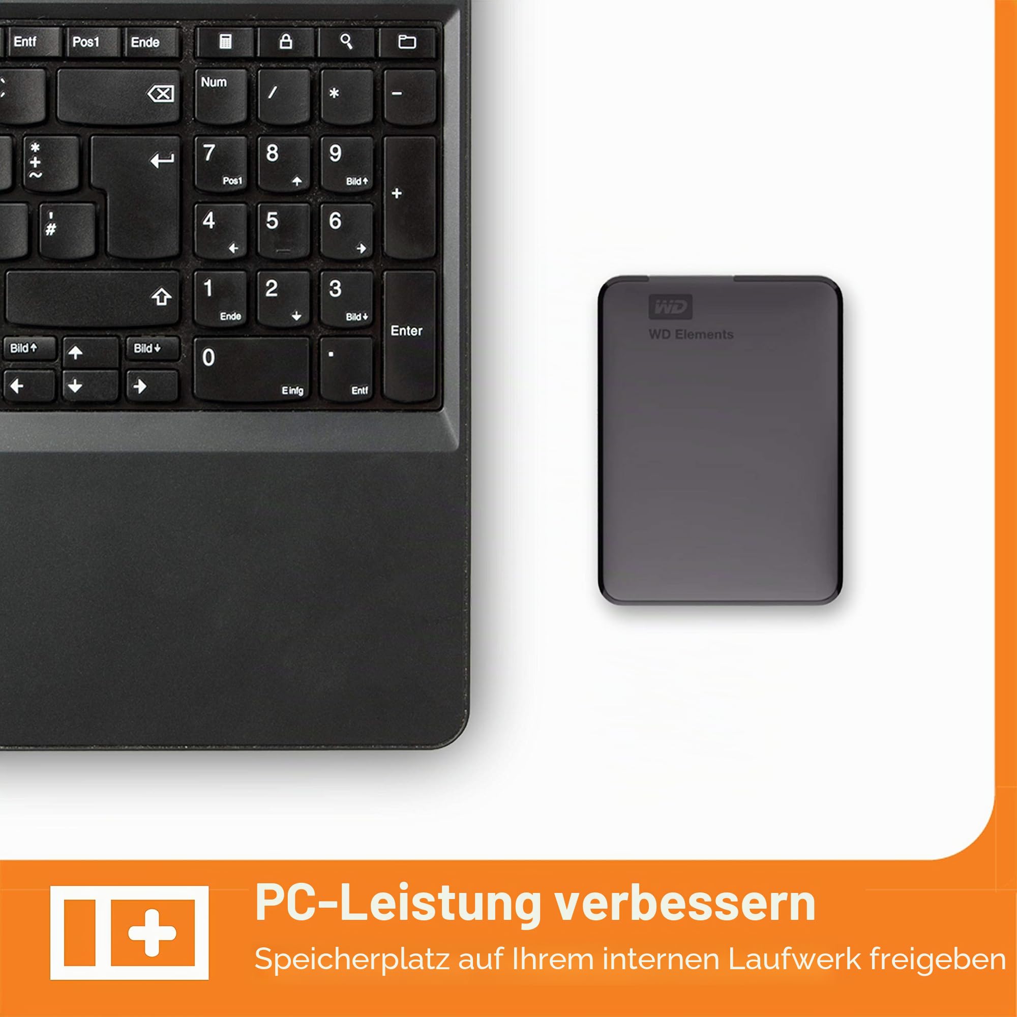 WD Elements Externe Festplatte (5 TB, USB 3.0)