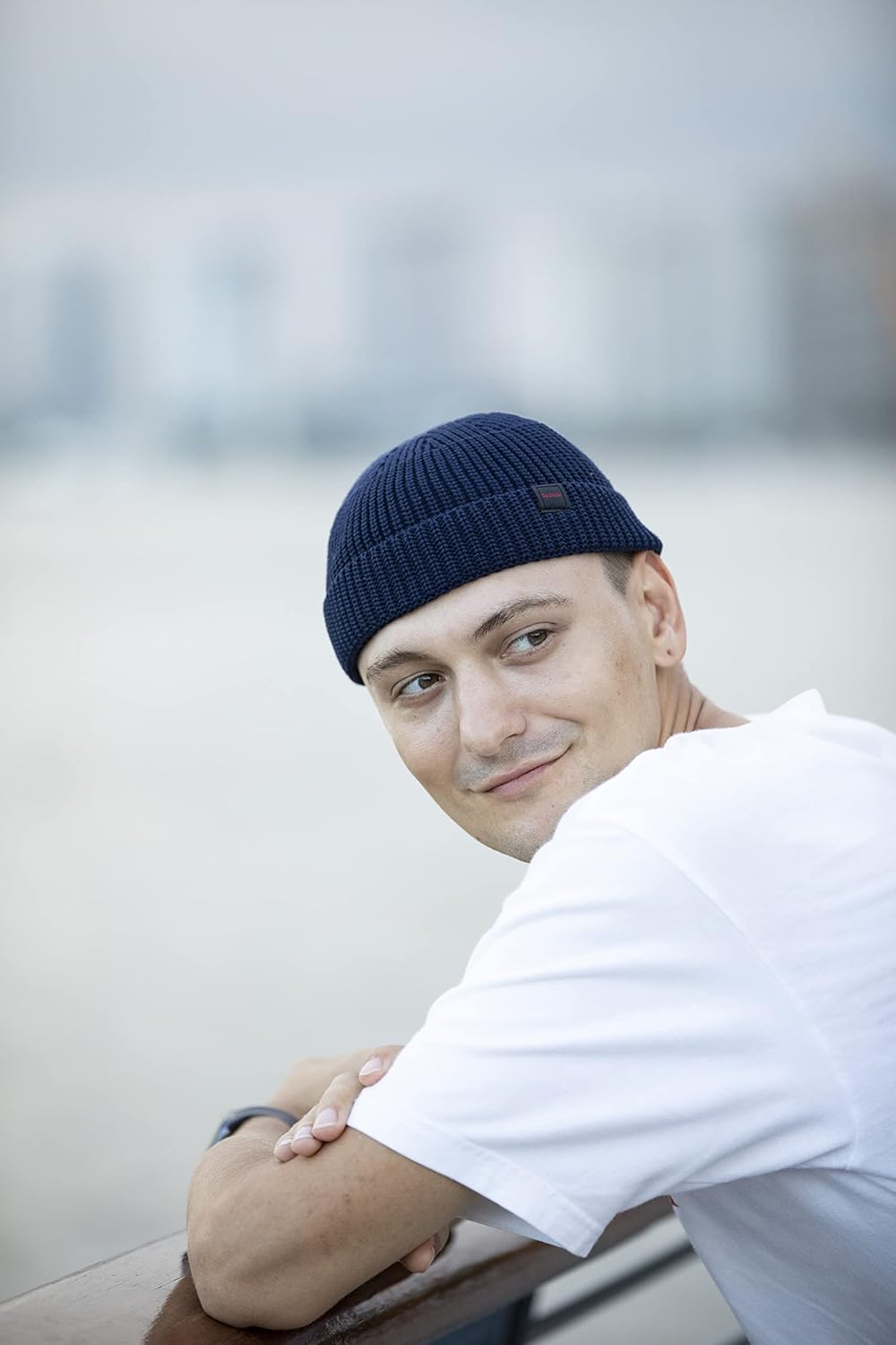 Fisherman Beanie Hats for Men Women,Knit Trawler Skull Cap,Watch Cap,Spring Fall Winter Warm Short Hats - Image 2