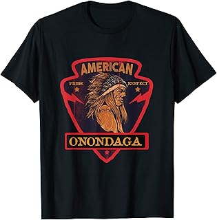 Onondaga Native American Indian Pride Respect Arrow T-Shirt