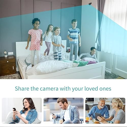 Miniatura 4 de Mini cámara de seguridad magnética inalámbrica HD de 1080p con sonido, cámara espía oculta, cámara de niñera con aplicación de teléfono y detección