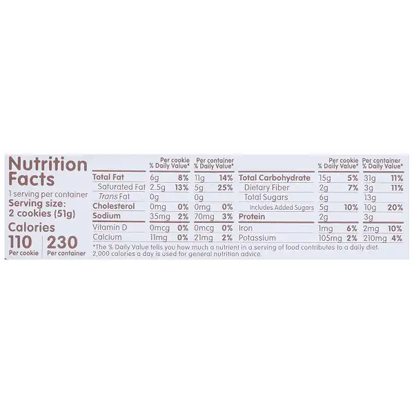 Maxines Heavenly Cookies, Cookies Chocolate Chocolate Chunk, 2 Count, 1.8 Ounce 3