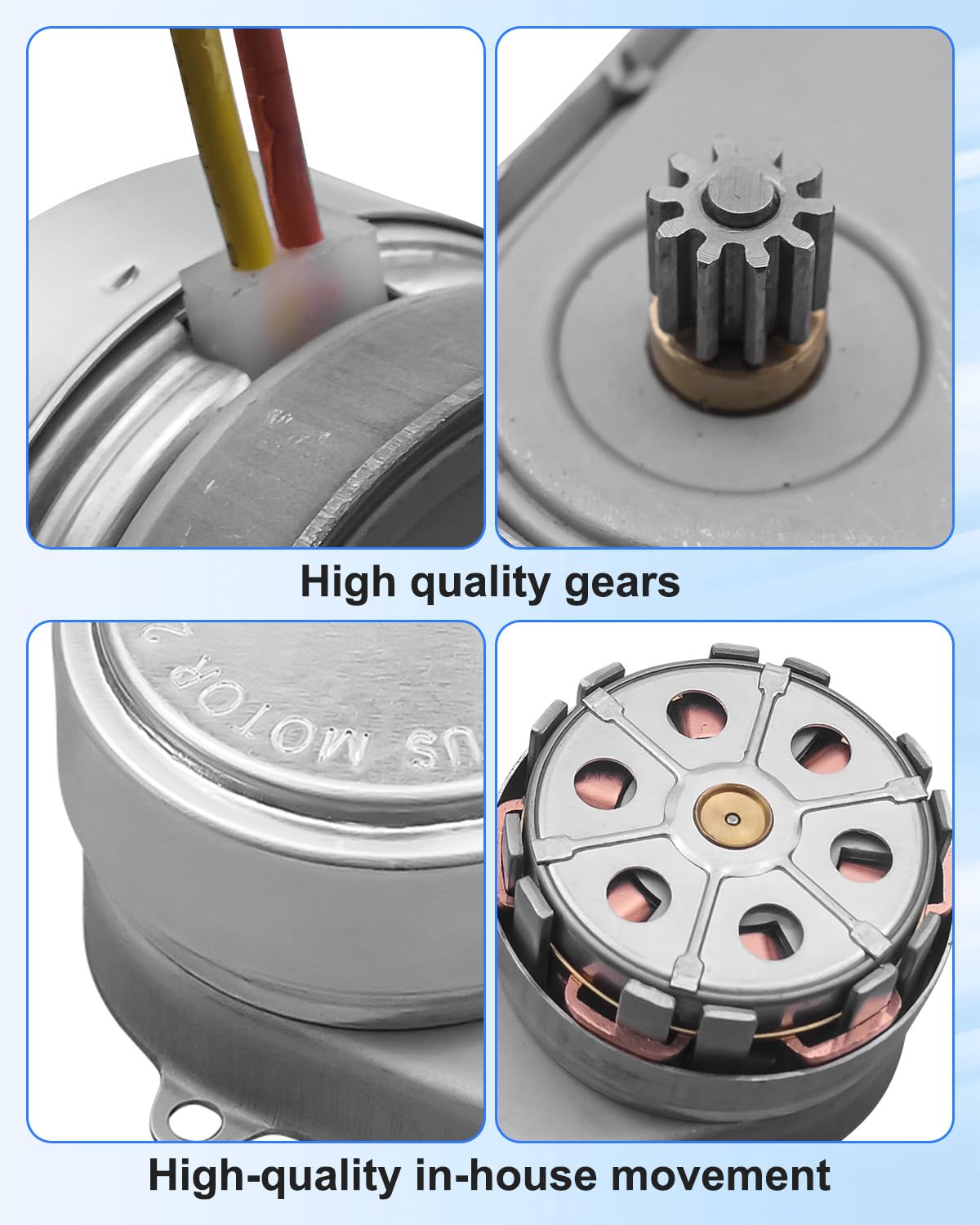 802360JA Zone Valve Motor 24V 5/6RPM Fit for Honey-Well V8043 V8044 Zone Valve, Area Valve Control Motor 50/60Hz 5W, 2Pcs