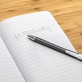 BIC® Atlantis™ Exact Retractable Ballpoint Pens, Fine Point, 0.7 mm, Gray Barrel, Black Ink, Pack Of 12 Pens – view 6