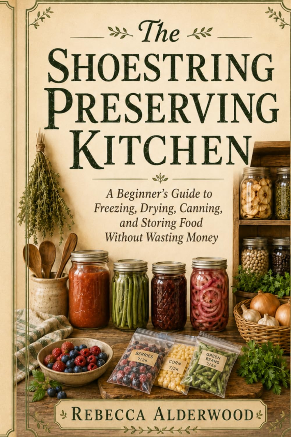The Shoestring Homestead Kitchen Garden: A Beginner’s Guide to Growing, Harvesting, and Using Everyday Herbs and Vegetables (The Shoestring Homestead Library)