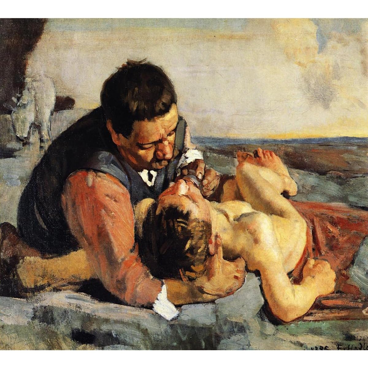 Poster roulé d'art Le Bon Samaritain 1885 ARTICULOZY impression premium - 2