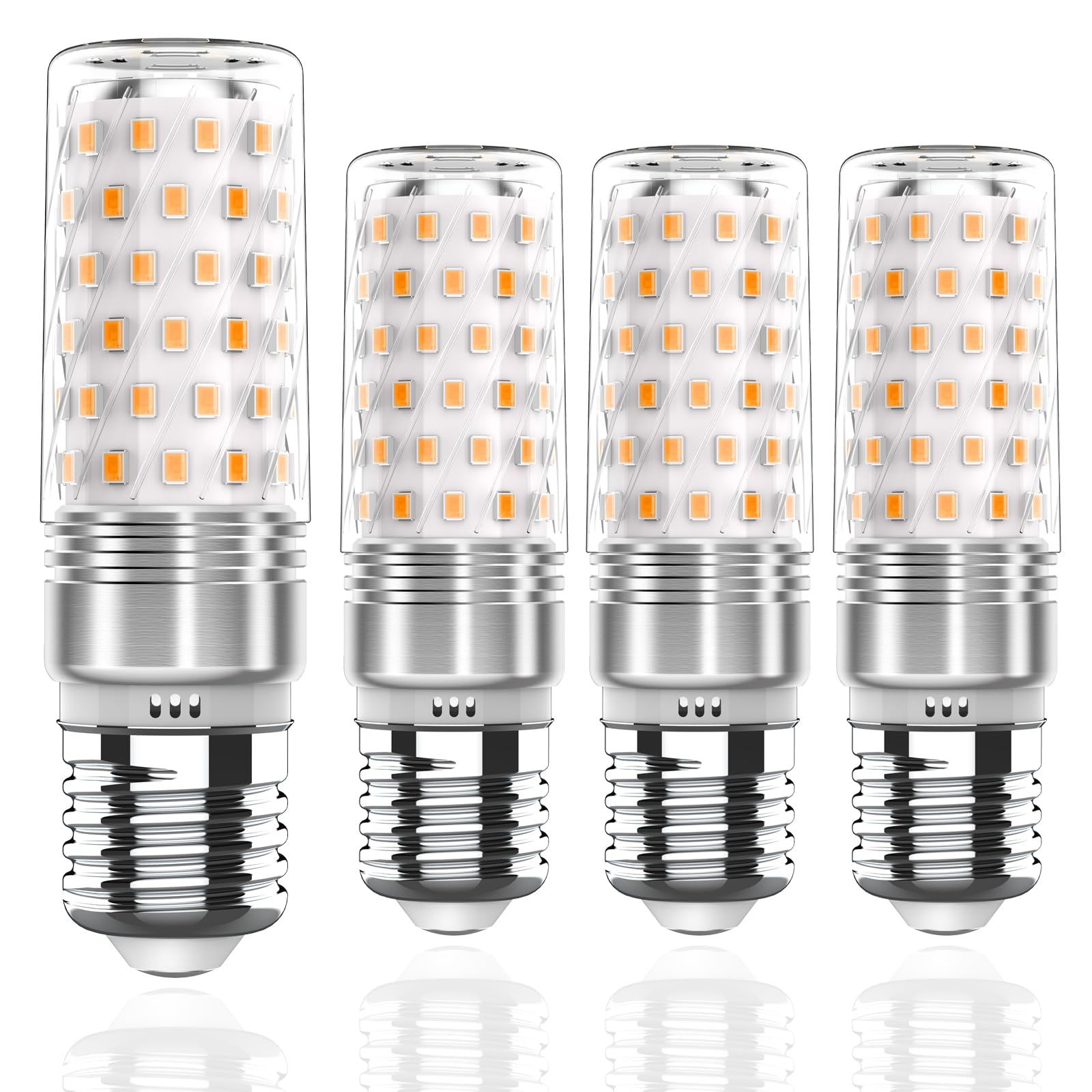 Auting E27 LED Warmweiß(2700K) 1400 Lumen, Vorteilspack mit 4 Leuchtmittel 10W LED glühbirne ersetzt herkömmliche 100W-140W Glühbirne, AC 220-240V E27 Schraube Nicht Dimmbar Kein Flacker