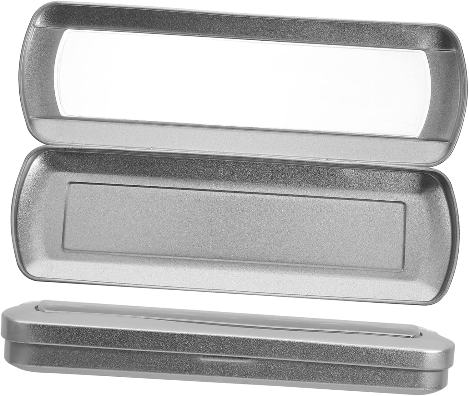 NOLITOY Metal Container with Lid 2pcs Boxes Metal Case Mini