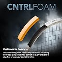 Hundred Flareon Typhoon (Unstrung) Badminton Racket with Full Cover | 5U | ≤32 lbs | Every Shot: Fast, Fluid & Controlled | Superlight Carbon Fiber | CNTRL Foam | TorsionStop System (White/Red/Blue) gallery image