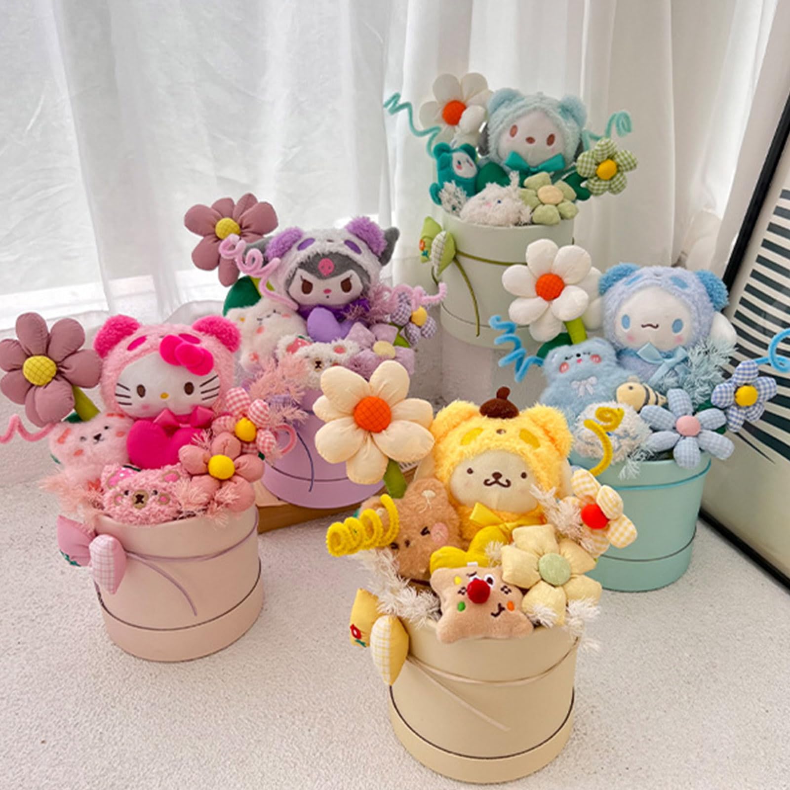 ぬいぐるみ付き花束 Amazon.co.jp: 花束 ぬいぐるみ花束 バケツ人形の花束 花束ギフト