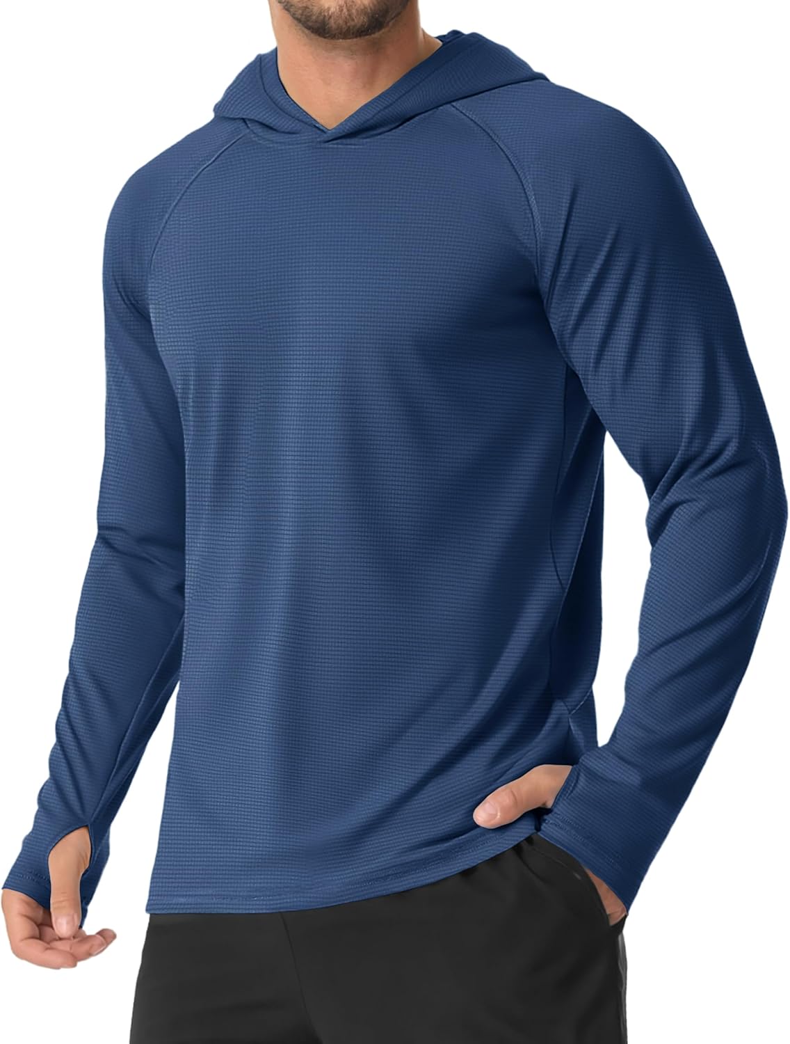 MAGCOMSEN Mens Sun Shirts UPF 50+ Long Sleeve Lightweight Hoodie Quick Dry Performance Workout Hiking Athletic Shirt