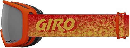 Miniatura 3 de Giro Ringo Gafas de esquí – Gafas de snowboard para hombres, mujeres y jóvenes – Correa de cobertura naranja con lente de ónix vívido
