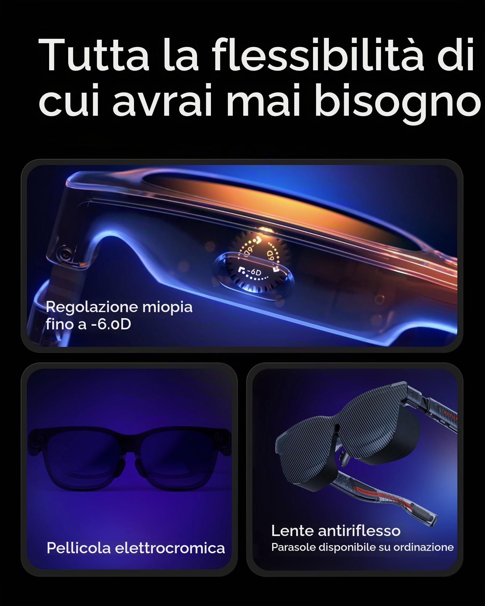 VITURE The Winning Combo — Occhiali XR Luma X 8Bitdo Ultimate Mobile Gaming Controller, Primo Al Mondo, Supporta XR & Giochi Pro Android, Vinci Ovunque