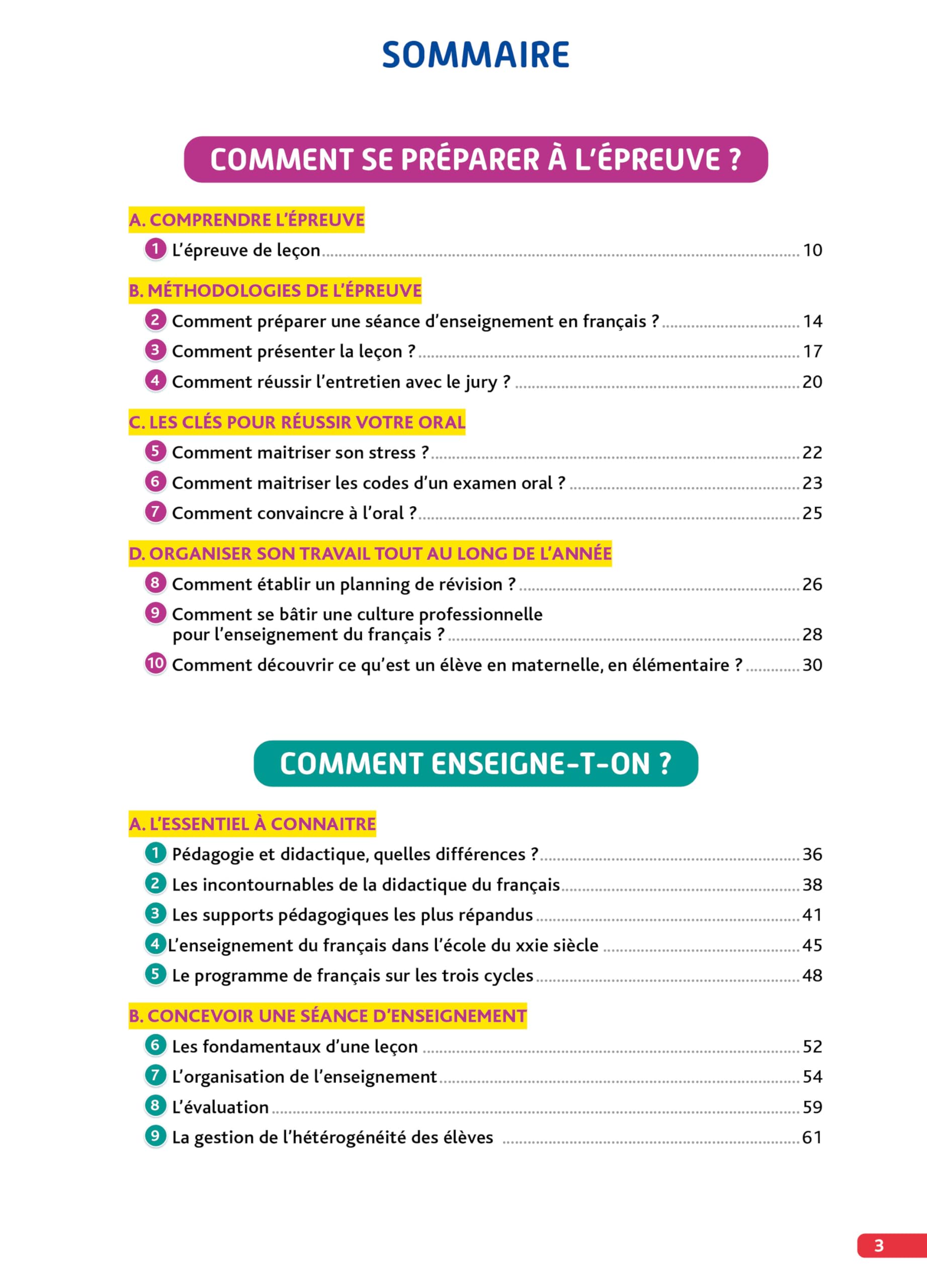 Objectif CRPE 2026-2027 - Français - La leçon - épreuve orale d'admission