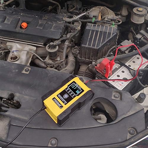 Miniatura 6 de Nueva actualización Cargador de batería de litio, 12V24V 6Amp Cargador de batería inteligente de coche completamente automático (baterías de litio,