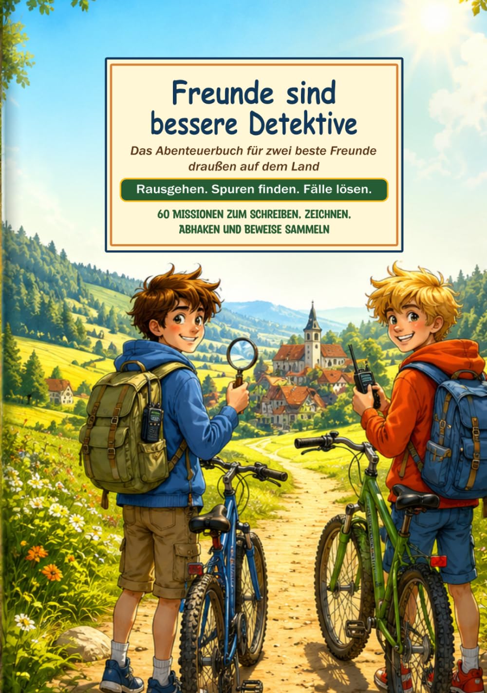 Freunde sind bessere Detektive: Das Abenteuerbuch für zwei beste Freunde draußen auf dem Land