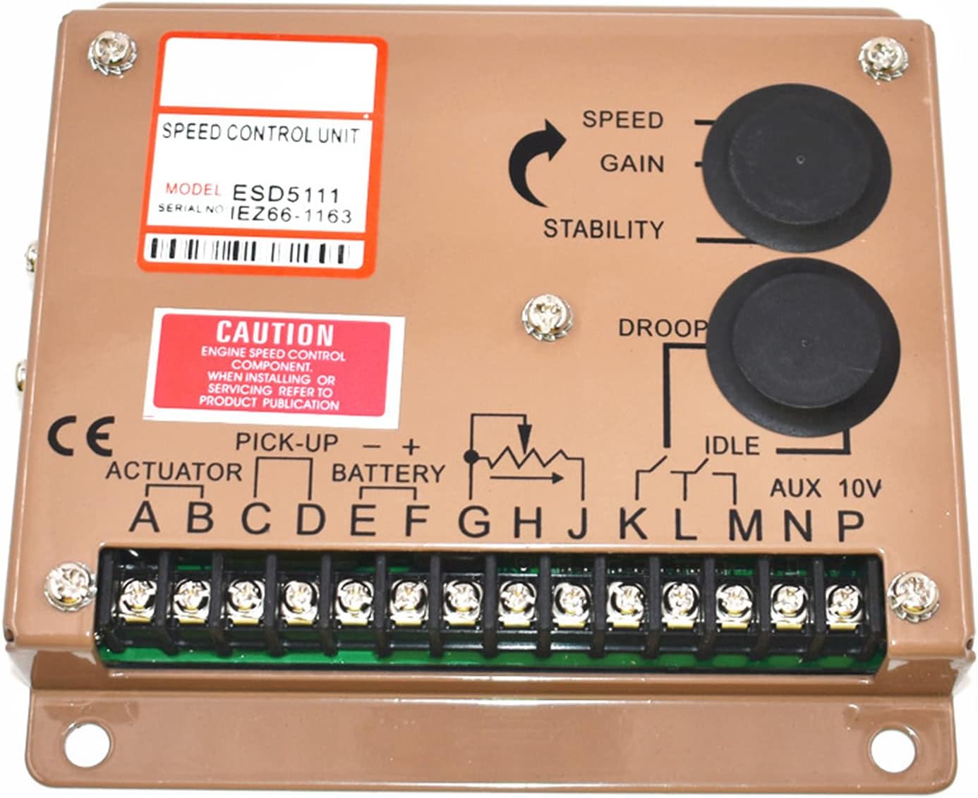 marddpair ESD5111 Electronic Engine Speed Controller Governor Generator Genset Parts