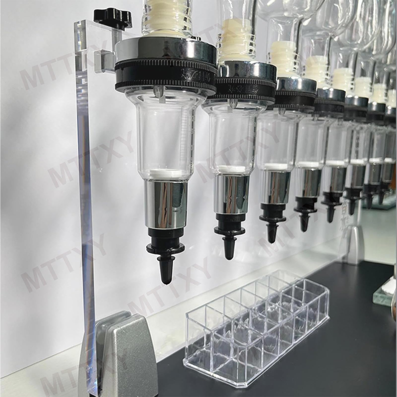 Distributore di profumo a 6/8 teste, espositore da tavolo con bottiglie di vetro da 200 ml, ideale per negozi al dettaglio, bar e controsoffitto