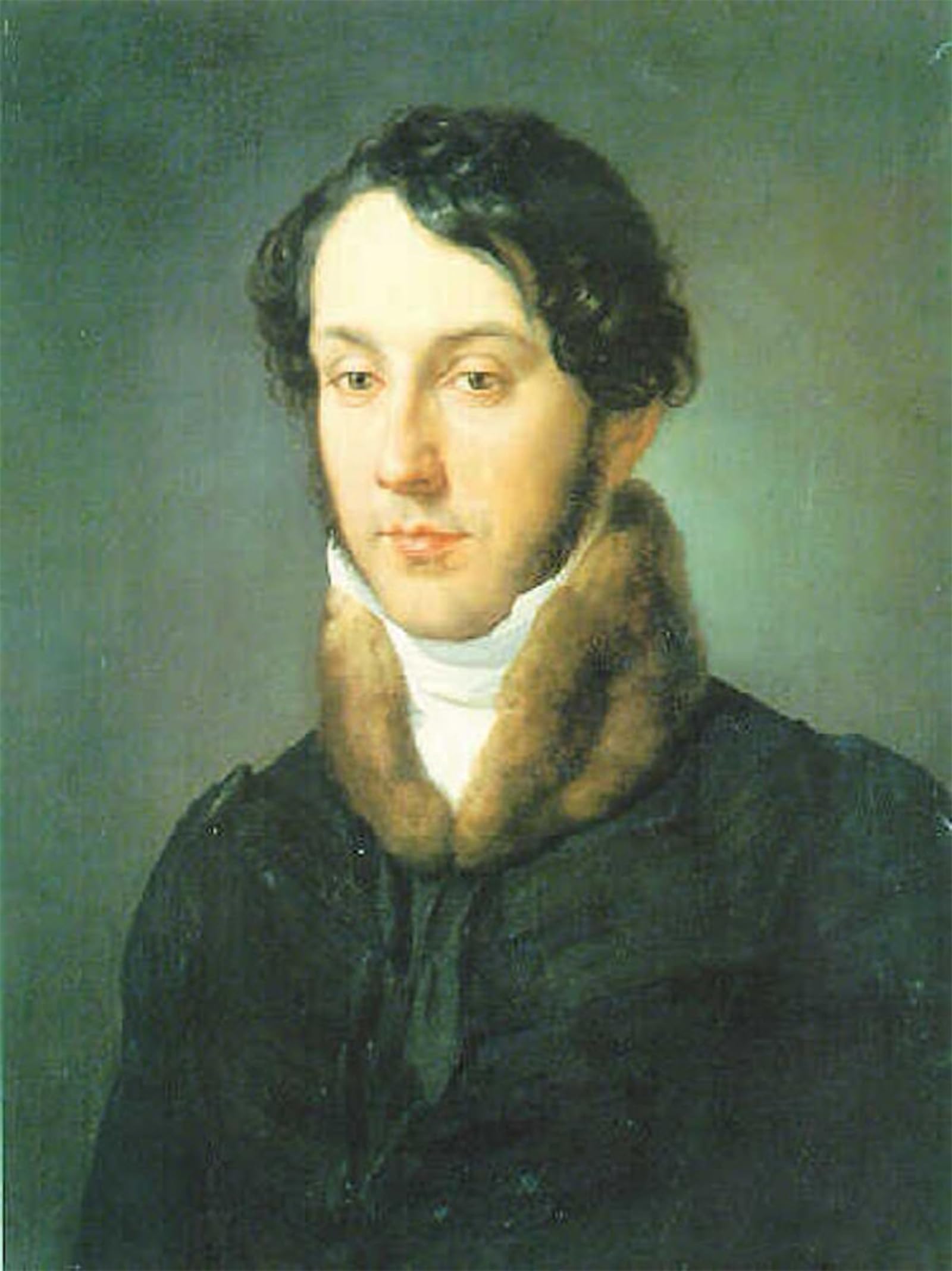 ARTXLXXBN Famous Painting Art Wall Decor Abstract Art Picture Portrait of a Man by Francesco Hayez Animal Pictures for Home Decor 60x90cm