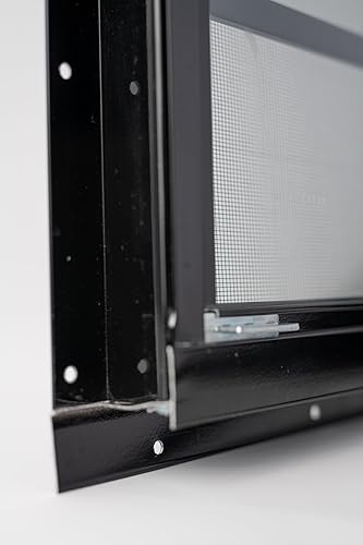 Miniatura 6 de Ventana empotrada blanca de 14 x 21 pulgadas. Vidrio templado.