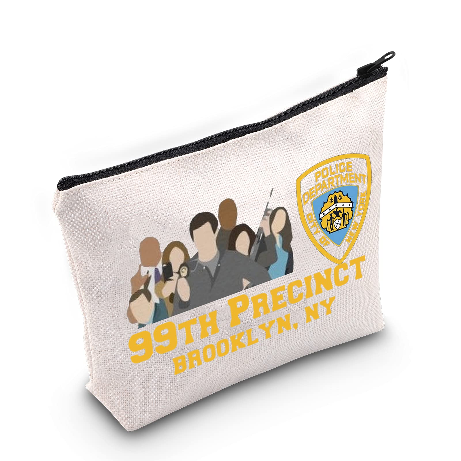 Brooklyn 99 TV Show Cosmetic Make Up Bag - 99TH Precinct Fans Gift - Zipper Pouch Bag - Merchandise, 99TH Precinct, Make Up Bag