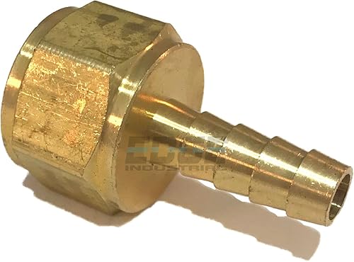 Manguera de 516" ID a 12" hembra NPT FNPT recto latón accesorio combustibleaireaguaaceitegasWOG (cantidad 01)