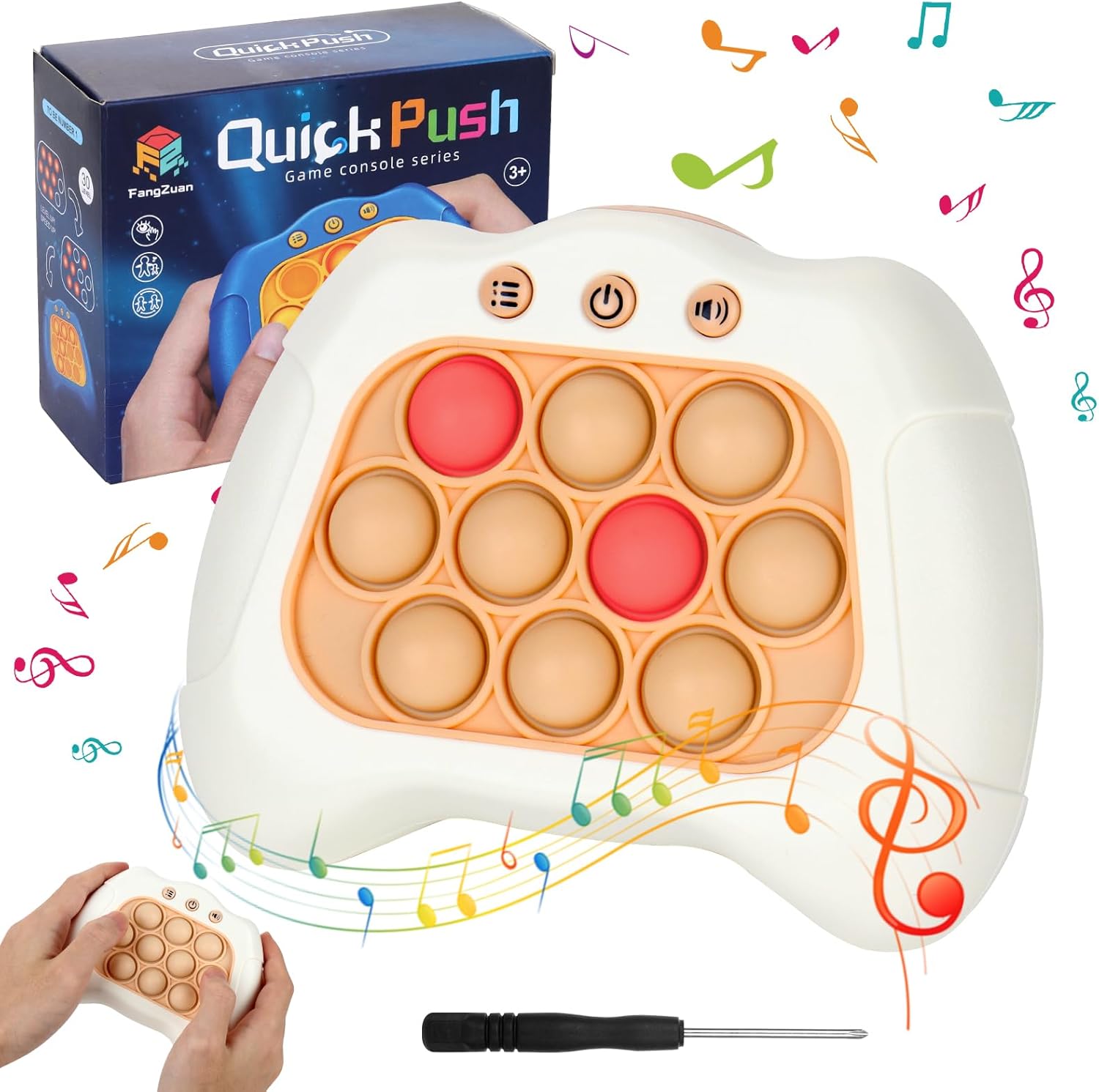 Handheld-Spielekonsole Mit 4 Spielmodi - Elektronisches Fidget Toy Für Kinder & Erwachsene