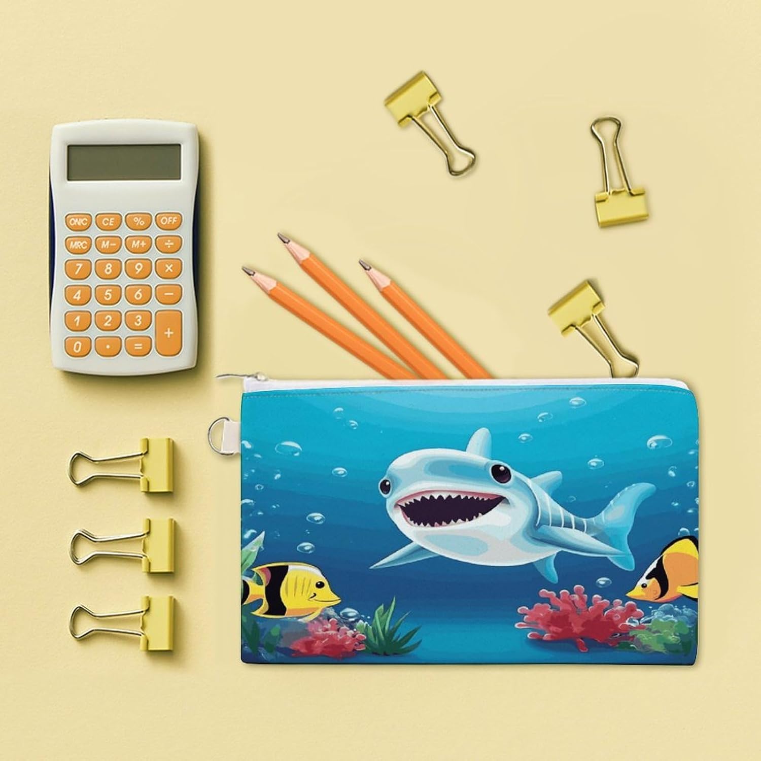 Smiling Shark Coin Purse Mini Coin Pocket Pouch Change Holder for Men Women Portable Change Wallet