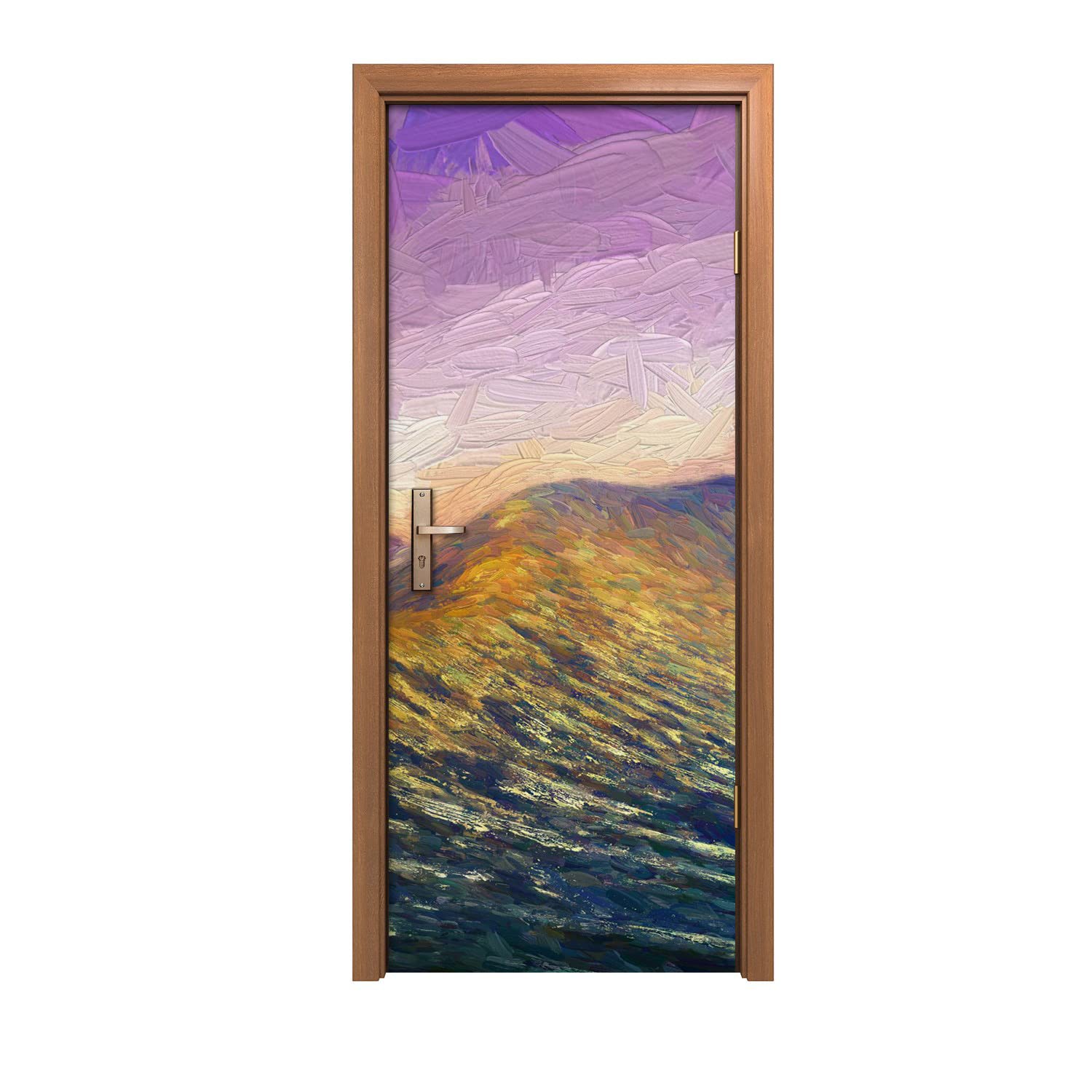 Autocollant de porte 80x200cm ciel film adhésif mural décoration intérieur Coloray