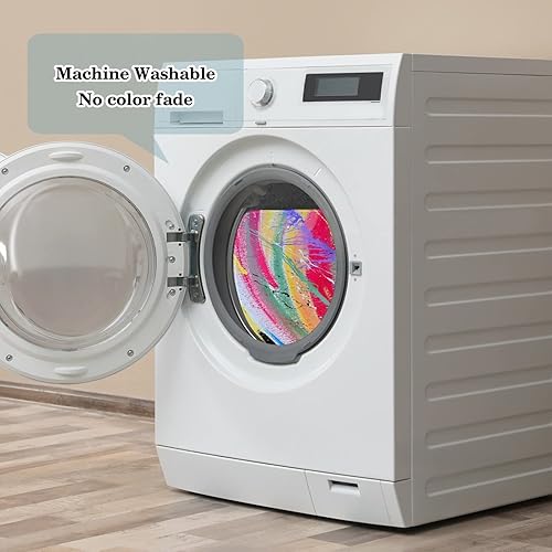 Miniatura 7 de Tapete moderno de pintura al óleo tapete para puerta delantera antideslizante absorbente y resistente a las manchas tapete de entrada para