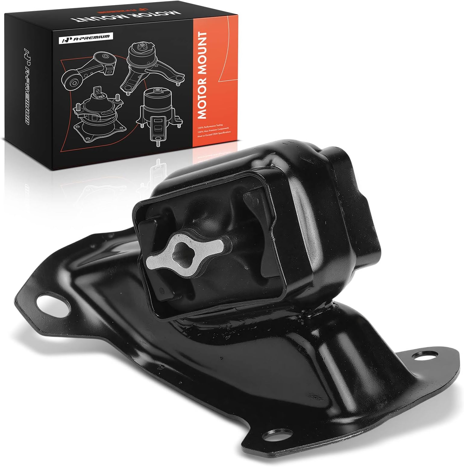 A-Premium Front Left Engine Motor Mount Compatible with Jeep KJ/KK Series Liberty 2006-2012 & Dodge Nitro 2007-2011, 3.7L, Driver Side