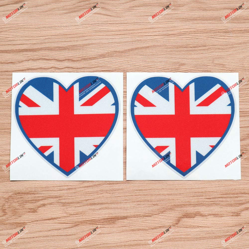 Autocollants Moto Style Badge Tri British – Lot De 2, Vinyle Résistant, 80 Mm, Pour Personnaliser Ton Deux-roues