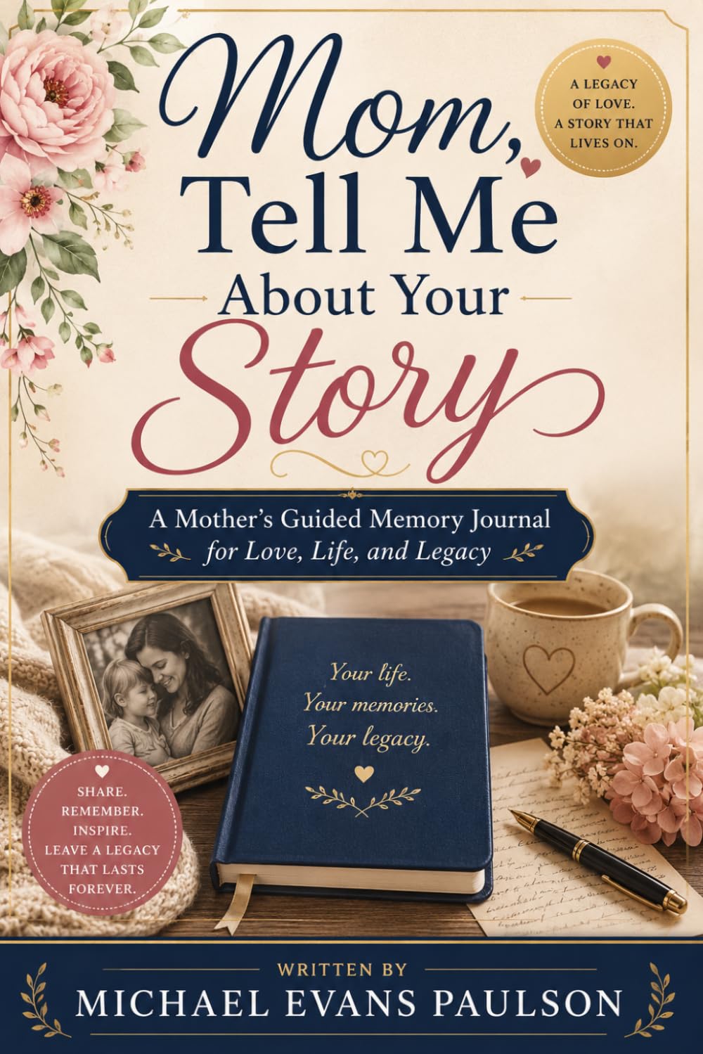 Mom, Tell Me About Your Story: A Mother’s Guided Memory Journal for Love, Life, and Legacy