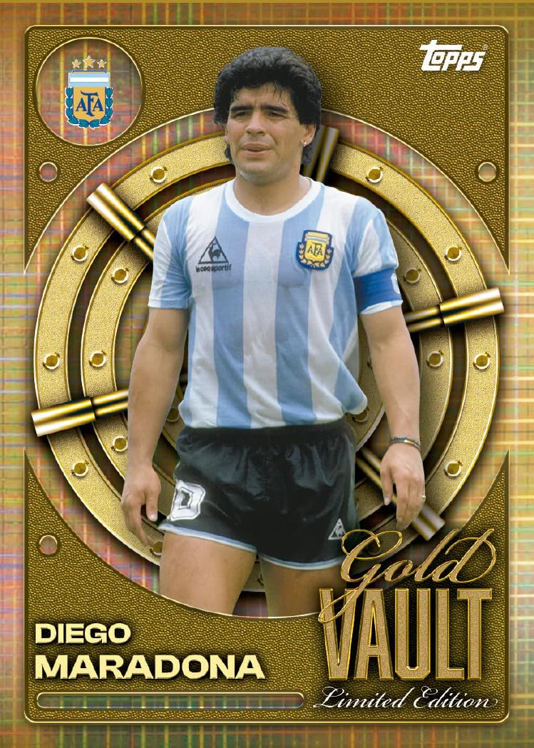 Lata Coleccionable Argentina AFA 2026, Cartas Oficiales de Intercambio, Edición Limitada Gold Vault, 35 Cartas Premium, Autógrafos en Latas Afortunadas