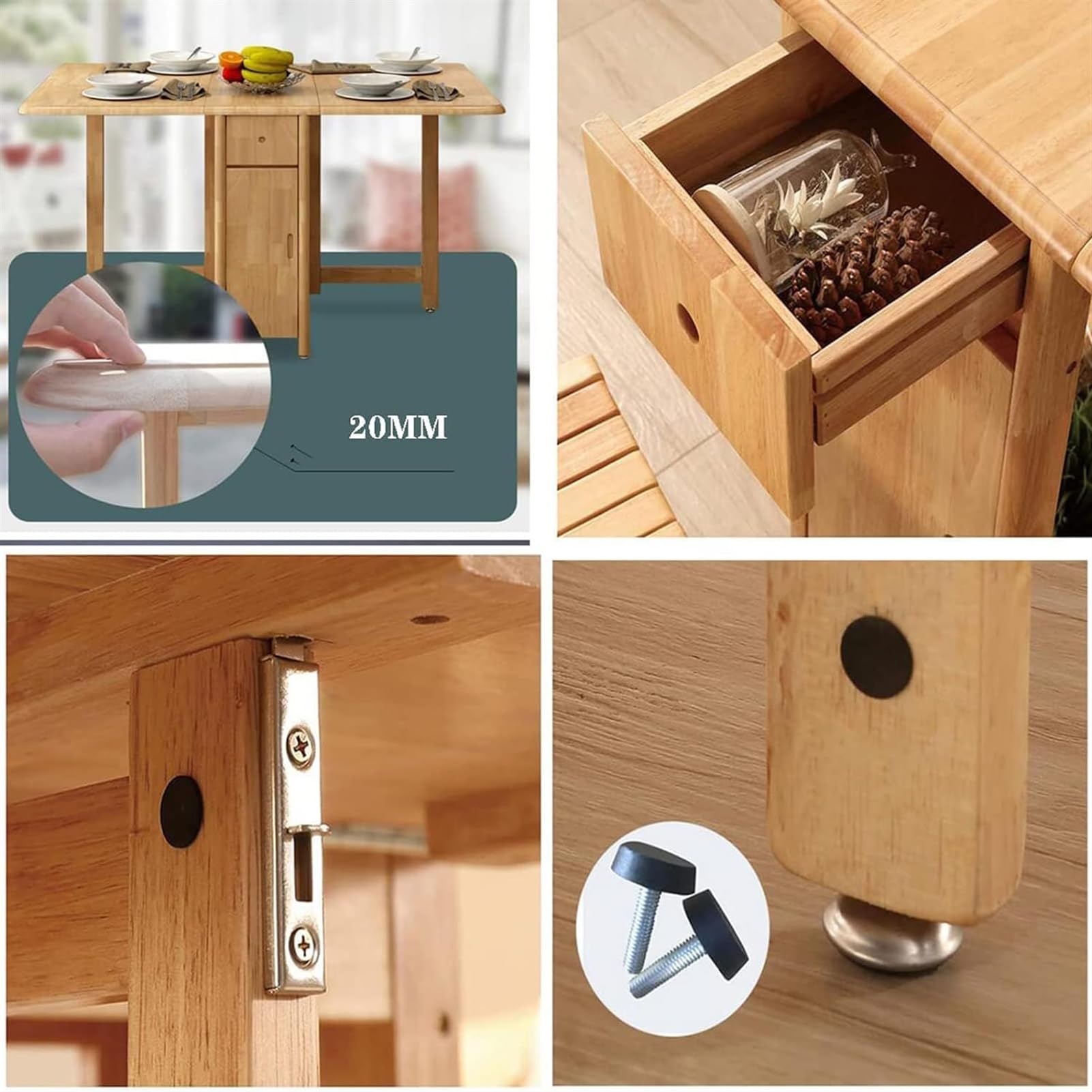 Amazon｜キッチンテーブル、折りたたみダイニングテーブル、寝室