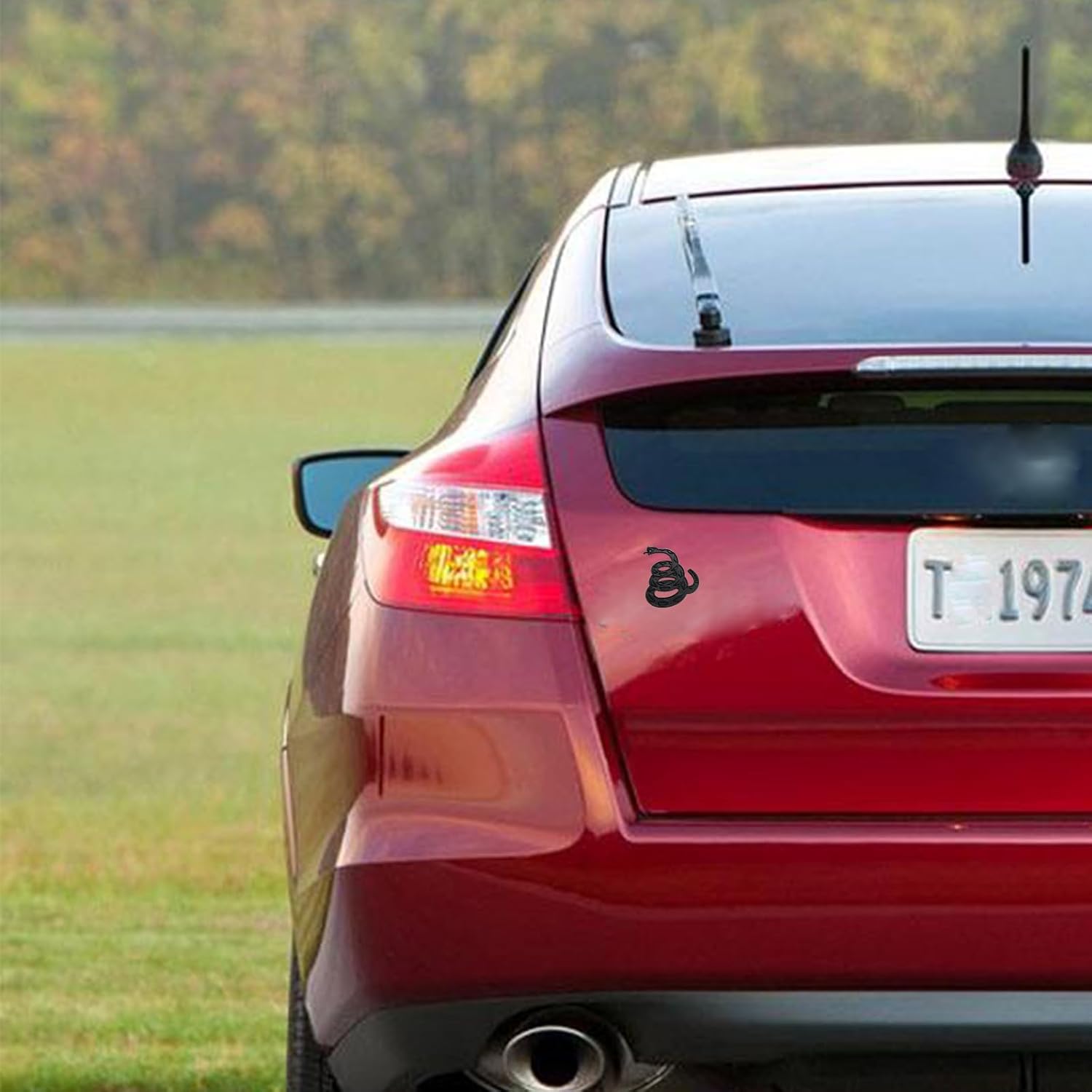 Don't Tread On Me Gadsden Flag Truck Emblem Car Badge Sticker Auto Motorcycles Exterior Accessories (Black) - Image 5