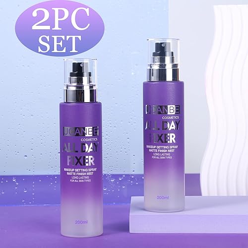 Miniatura 8 de UCANBE Dewy - Spray fijador de maquillaje, espray hidratante de acabado de larga duración, espray de maquillaje ligero para un brillo natural, 7