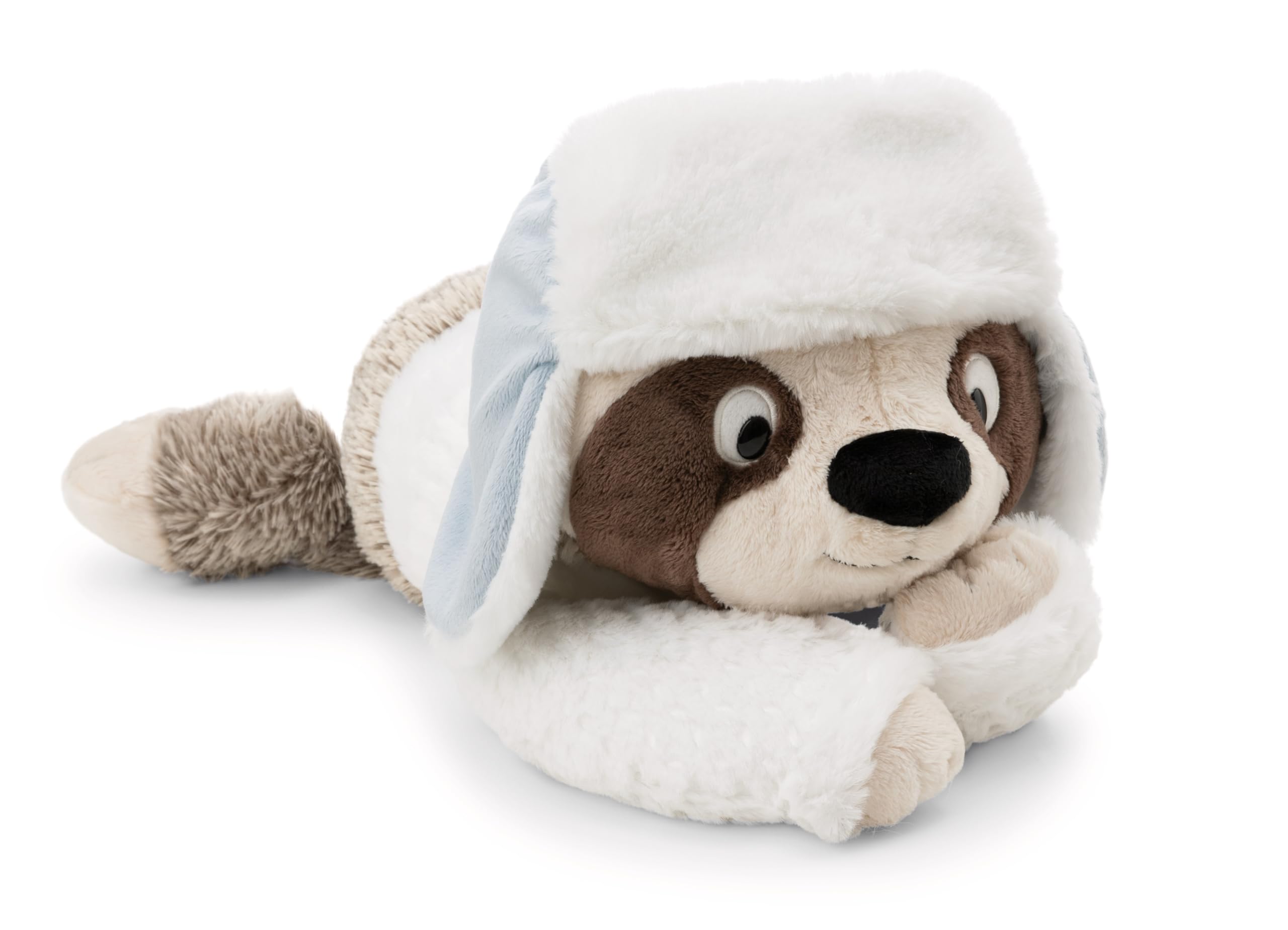 NICI 62427 Cuddly Toy, Sloth Izzy Icetumbler with Hat, 45 cm, Beige, Soft Plush, Cute Stuffed Animal for Cuddling and Playing, Great Gift Idea for Children and Adults