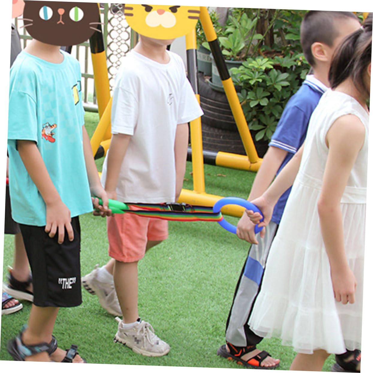 6pcs Anti-Lost Traction Rope for Boys and Girls Safety Leash for Toddlers Children Outdoor Walking Rope Ring Frog Clip Dog Leash Alternative Preschool