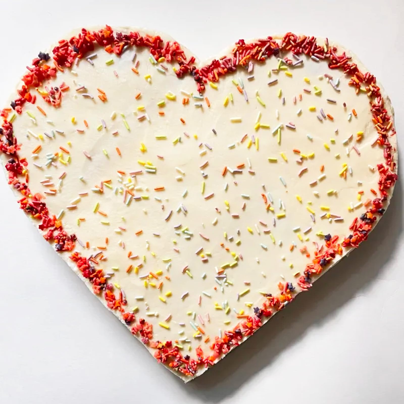 Lot de 2 moules à gâteau en forme de cœur de 25,4 cm, 5,1 cm de profondeur, moule à gâteau en aluminium en forme de cœur, four sûr, convient pour les fêtes, anniversaires, rassemblements,