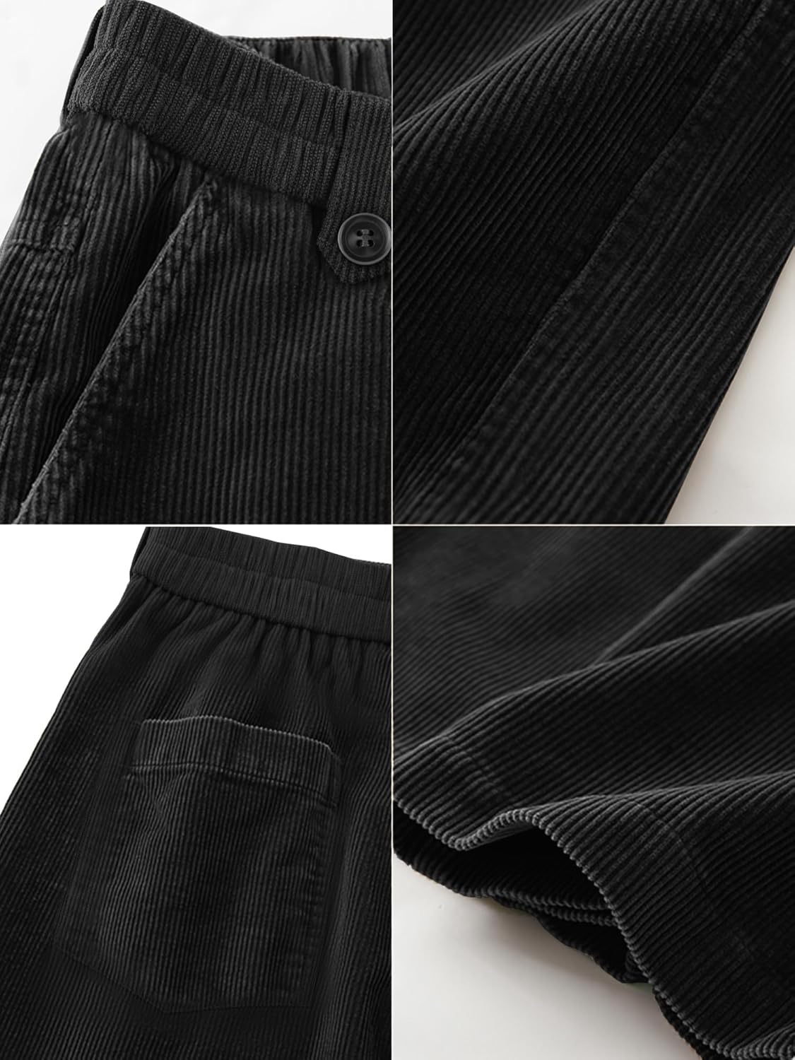 HOTake Men's Casual Loose Fit Stretch Corduroy Pants - Image 5